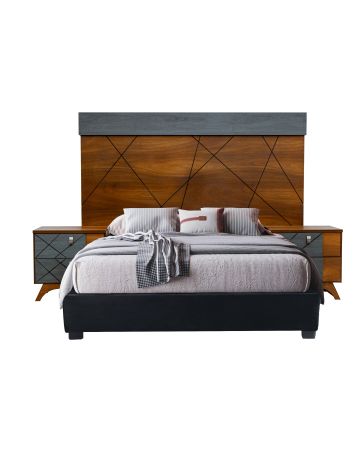 RECAMARA WYNN KING SIZE 3 MODULOS CON ESPEJO 